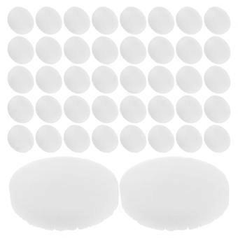 100pcs Powder Puff Refill: Make-up-Schwämme, die nur Puff Liner mischen - Ersatz-Applikator-Pads-Kerne für loses Puder und Foundation