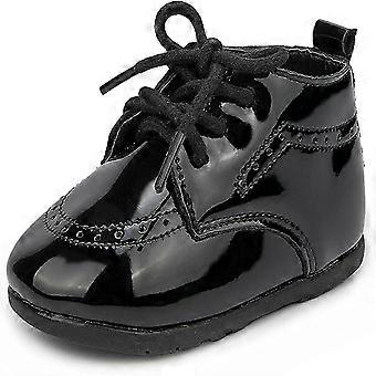 Infantil Bebê Menino Oxford Sapatos PU Mocassins de Couro Borracha e Sola Macia Sapatos de Vestido de Noiva Criança Menina Bebê Sapatos de Caminhada