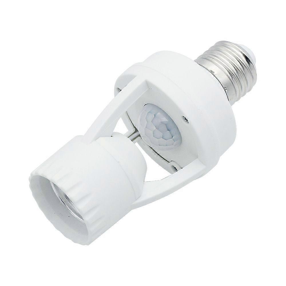 360 PIR Motion Sensor Lamp Holder E27 Motion Sensor Bulb Holder Security Detection E27 Motion Sensor --Lefou