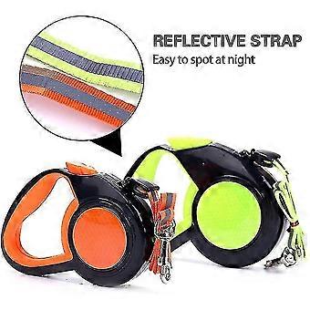 Extendable Reflective Retractable Dog Leash Pet Walking Lead