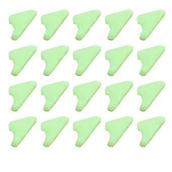 20Pcs Fluorescent Tent Rope Buckle Wind Rope Buckle Triangle Rope Buckle