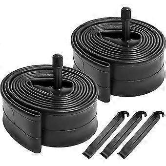 2 Pack 20" Bike Tubes with AV32mm Valve - 20x1.50/1.75 Bicycle Tubes