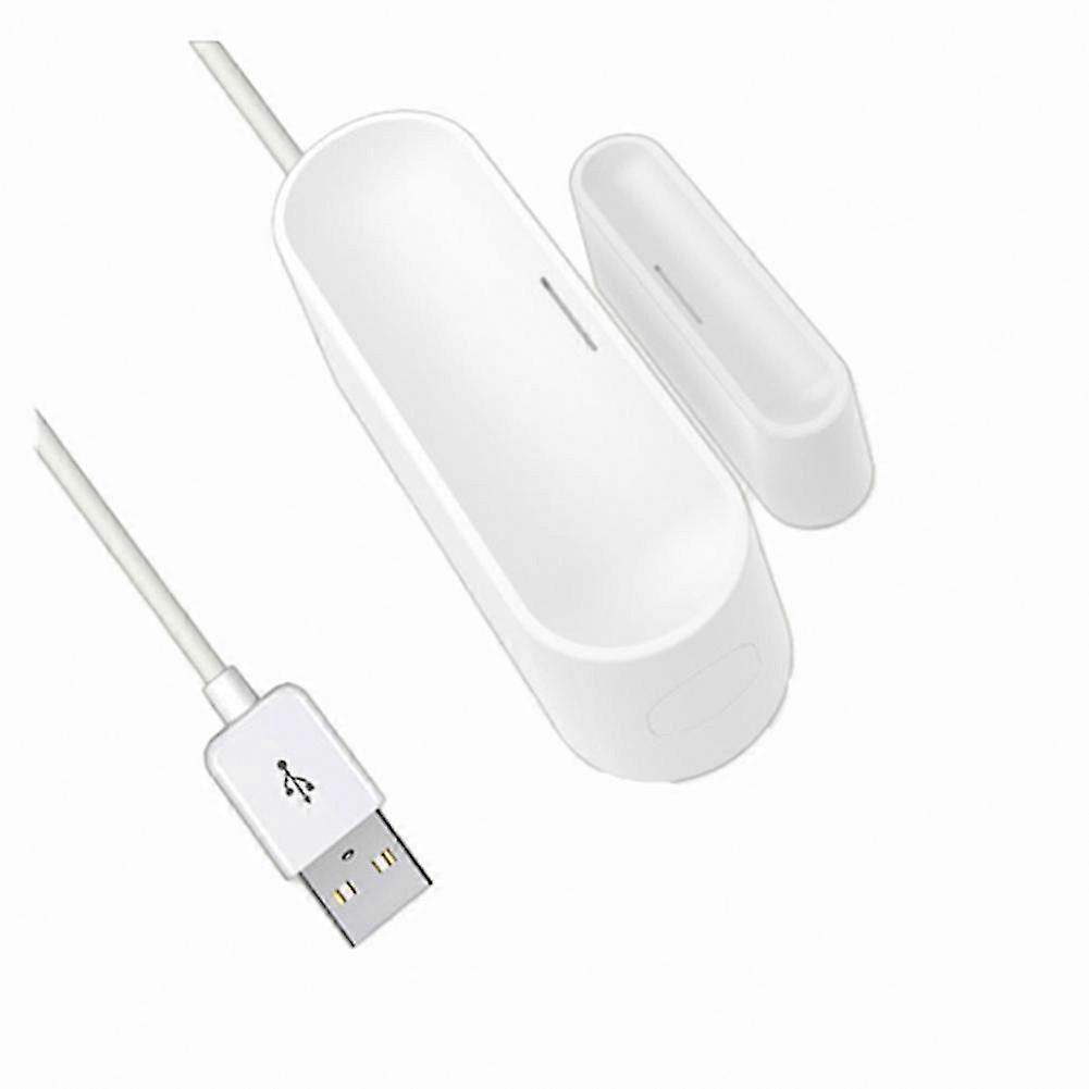 ZigBee Door Window Sensor, Open/Closed Detection, Tuya APP Compatible Smart Security Alarm Detector