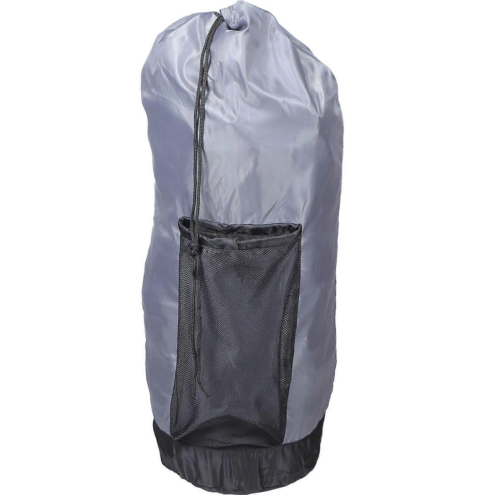 Nylon Laundry Bag Backpack for Household Storage Use