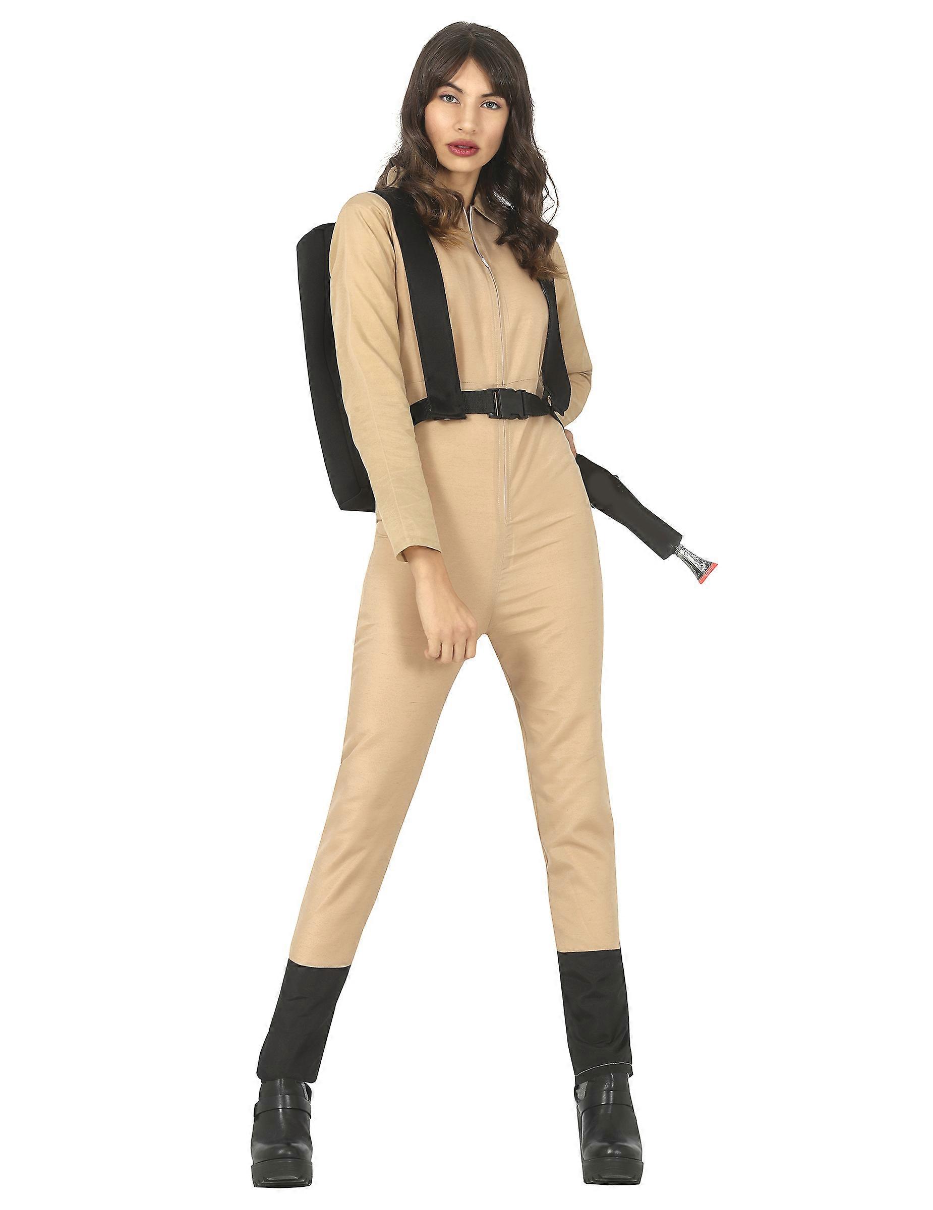 Women's ghost catcher costume with bag