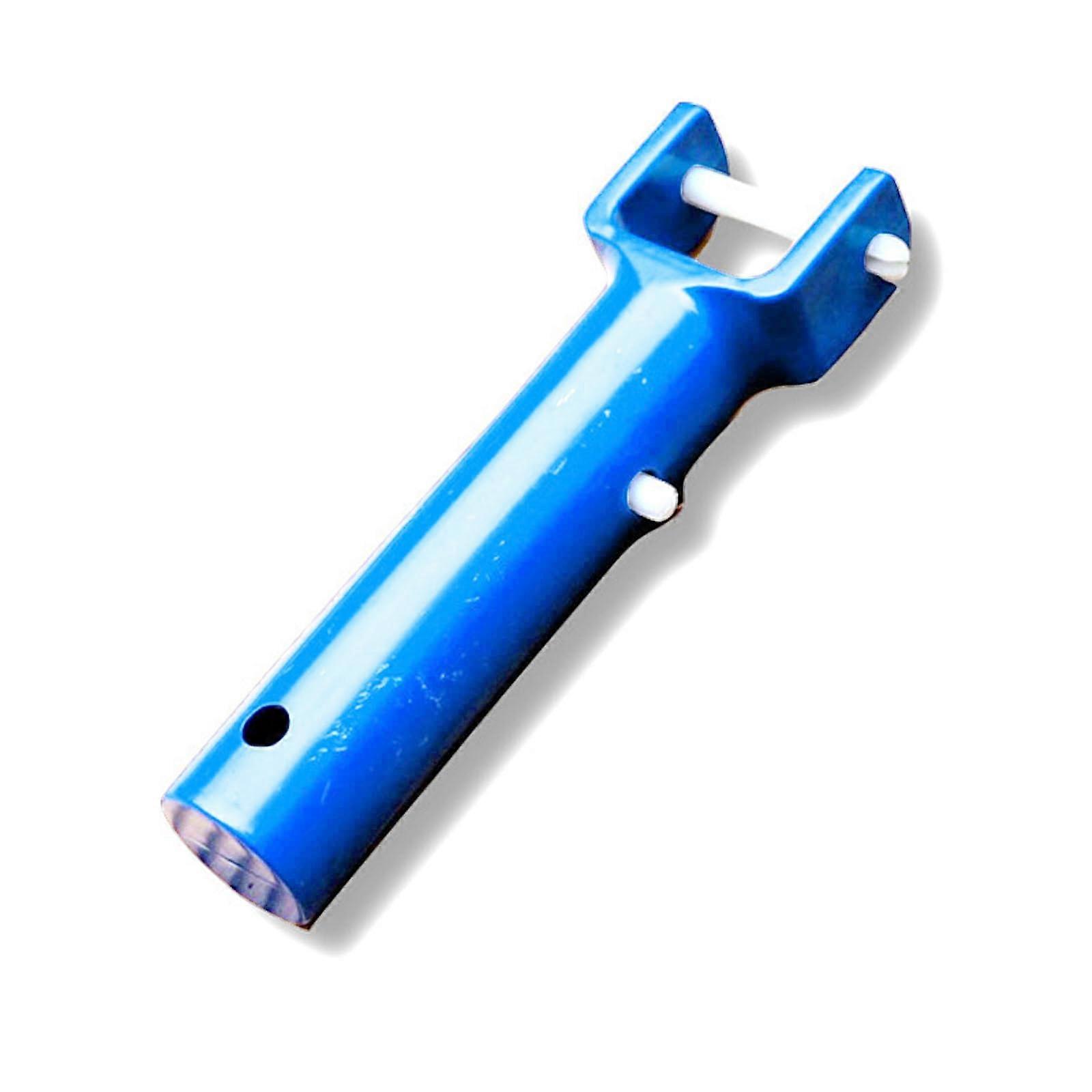 Pool Vacuum Head Connector with Secure Locking VClips, Universal Handle Fit, Quick Replacement Part