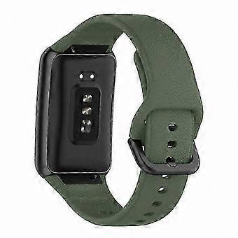 Textured Silicone Watch Band with Black Buckle fOr Smartwatch Replacement YF