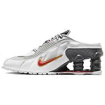 Nike Shox MR4 Mule Martine Rose Metallic Platinum Varsity Red Damen IM5420-100