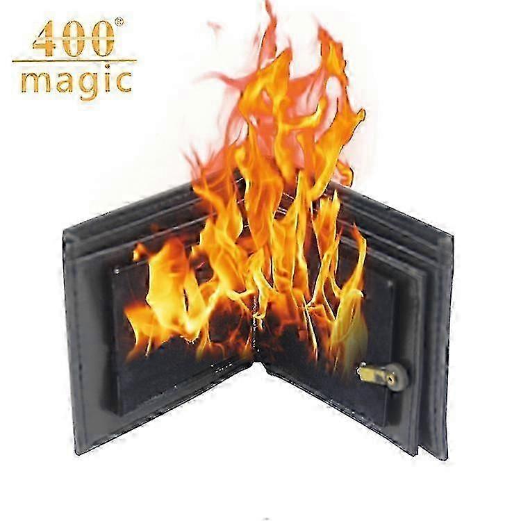 Self-Extinguishing Flame Wallet