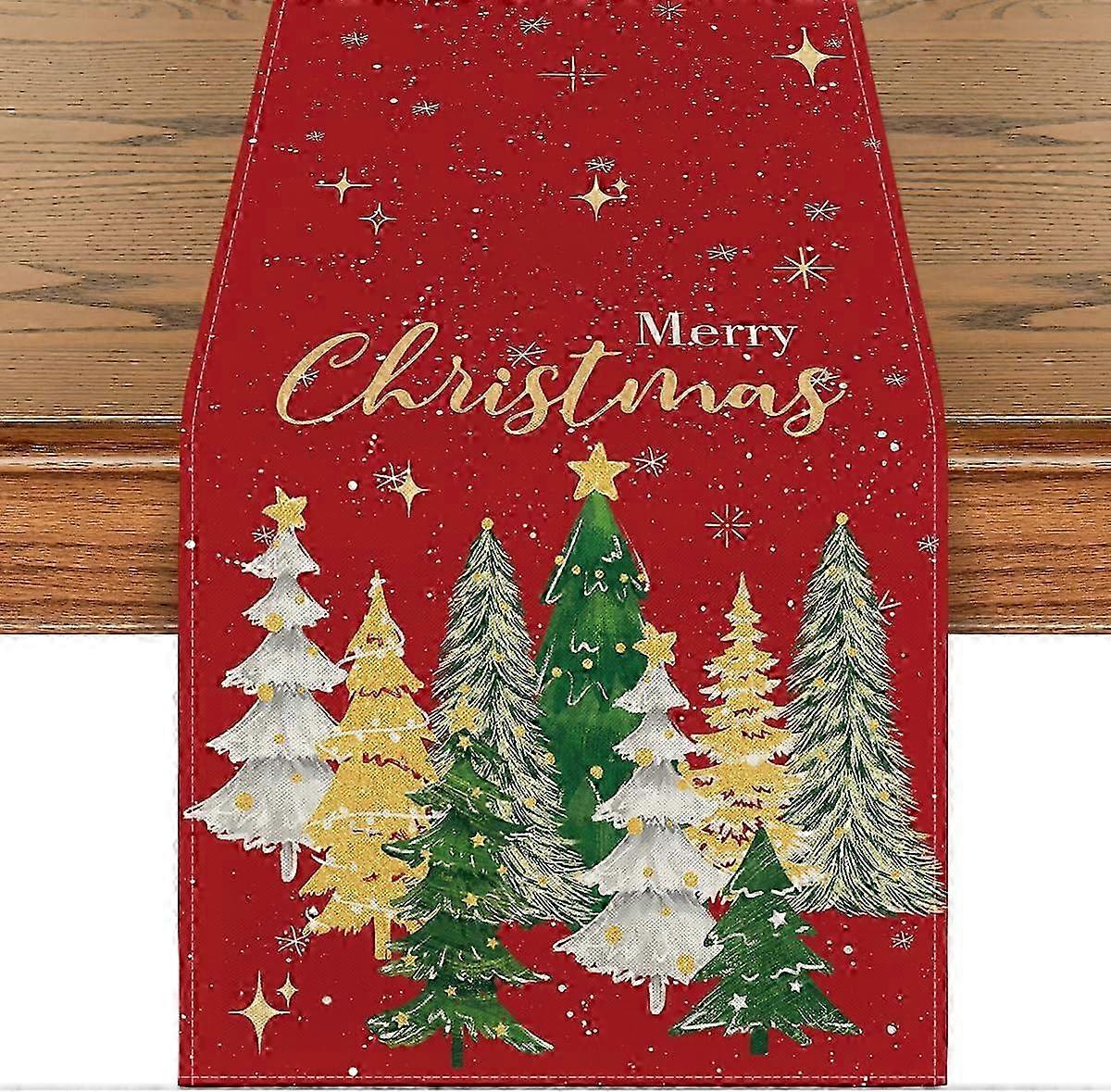 Watercolor Nutcrackers Table Runner