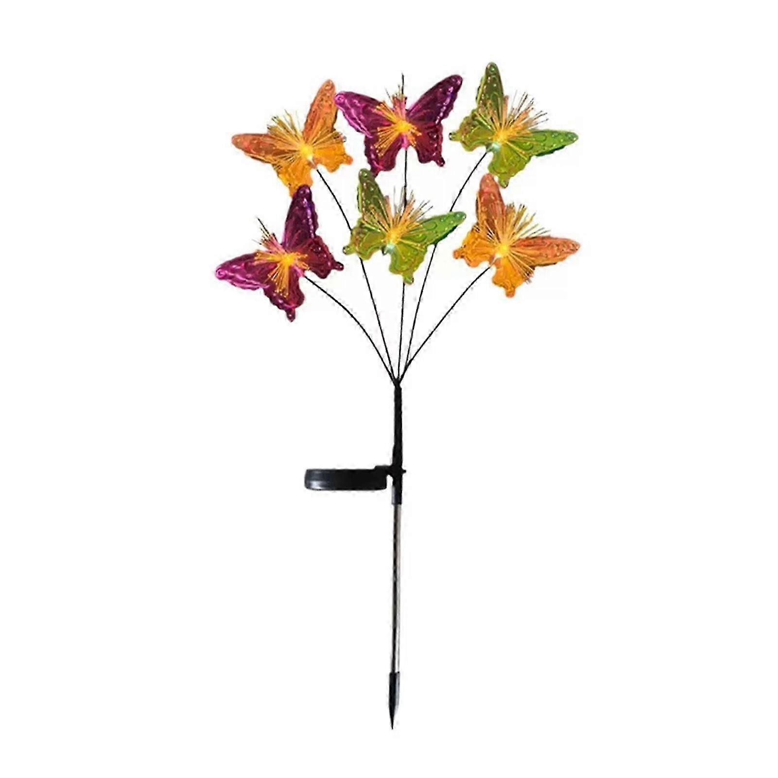 Fiber Optic Solar Butterfly Light Waterproof