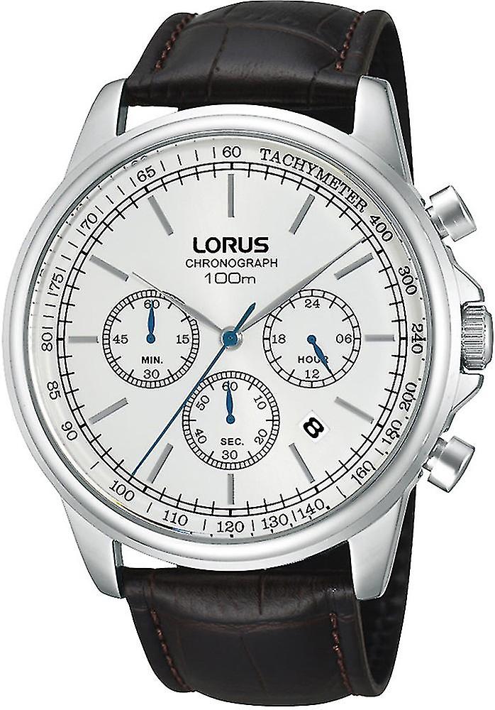 Lorus Watches Quartz Analog Man Watch with Cowhide Bracelet RT383CX9