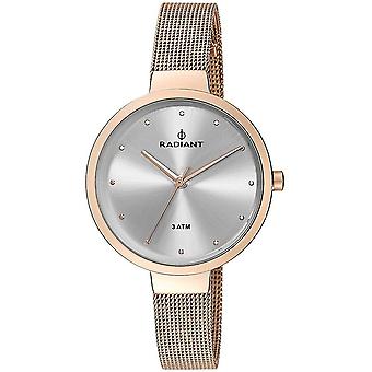 Radiant new north star Quartz Analog Woman Watch with RA416203 Gold Plated Stainless Steel Bracelet