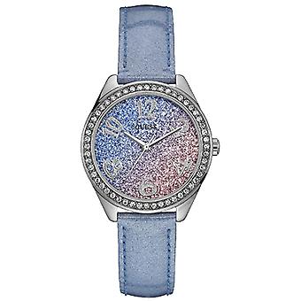 Guess sweetie Quartz Analog Woman Watch with Cowhide Bracelet W0754L1