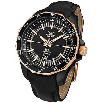Vostok n1 rocket automatic Quartz Analog Man Watch with Cowhide Bracelet NH35A-2253148