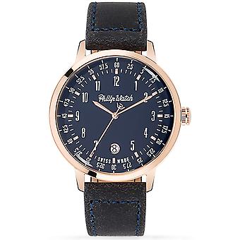 Philip watch grand archive 1940 Swiss Quartz Analog Man Watch with R8251598001 Cowskin Bracelet