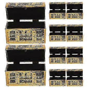 Decorative Mini Treasure Box Plastic Treasure Chest for Decoration 40Pcs