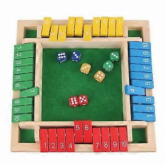 Shut the Box Game Classic Shut the Box Dice Game Fun for Travel, Teachers
