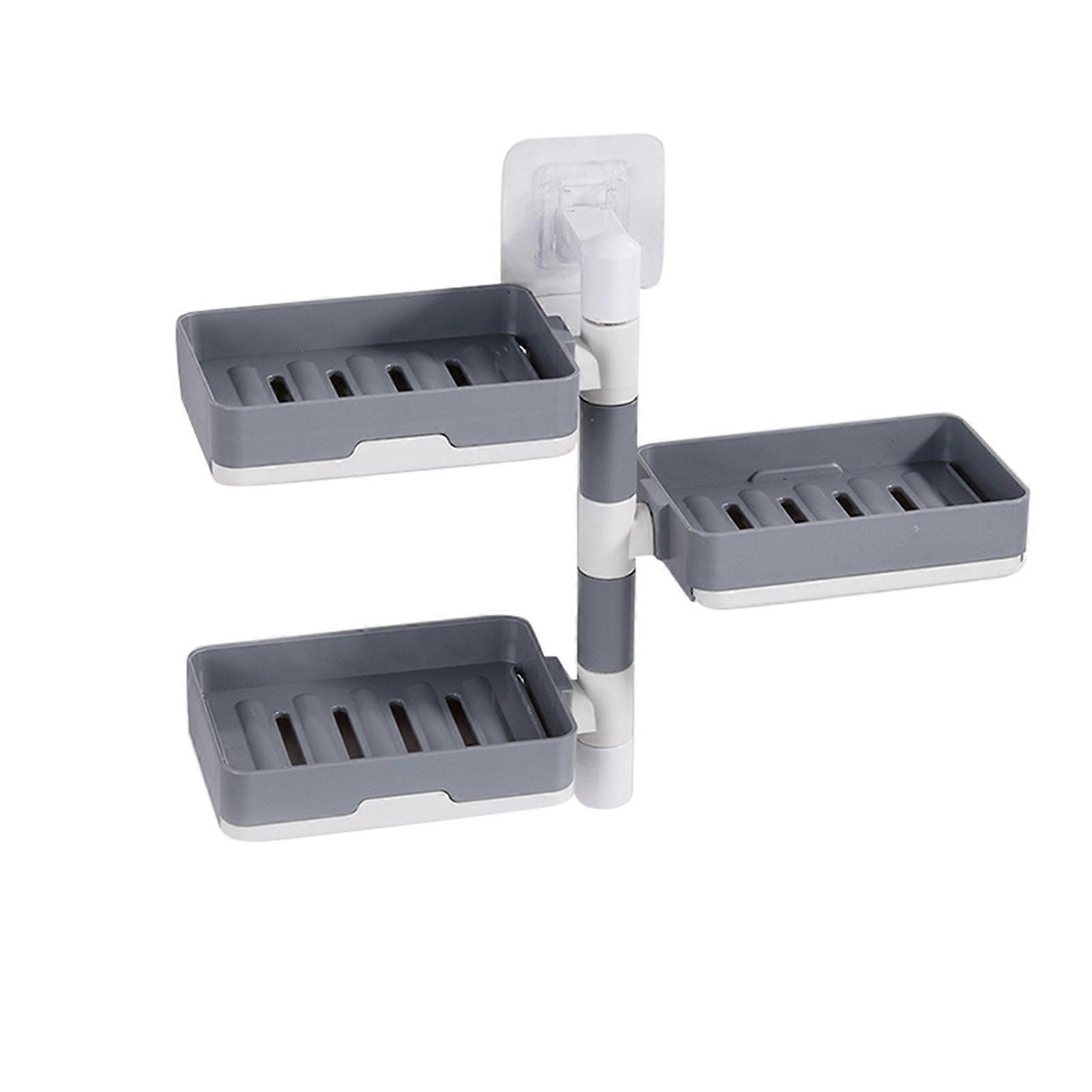 HIPS 3-Layer Rotatable Soap Dish