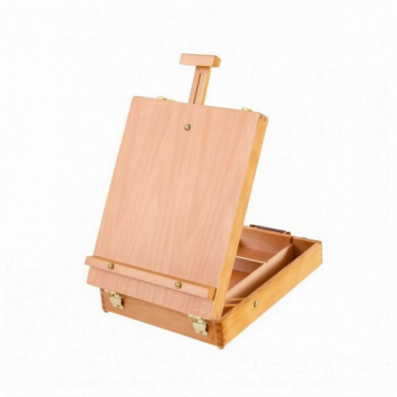 Wooden Sketchbox Easel Solid Sketchbox Easel Secure for Artists