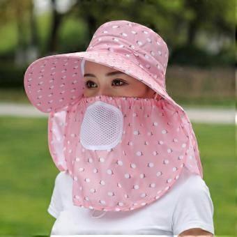 1Pc Sun Hat Female Summer Hat Cover Face Breathable Sun Hat All-Match Summer Hat With Big Rim Anti-Ultraviolet Sunhat