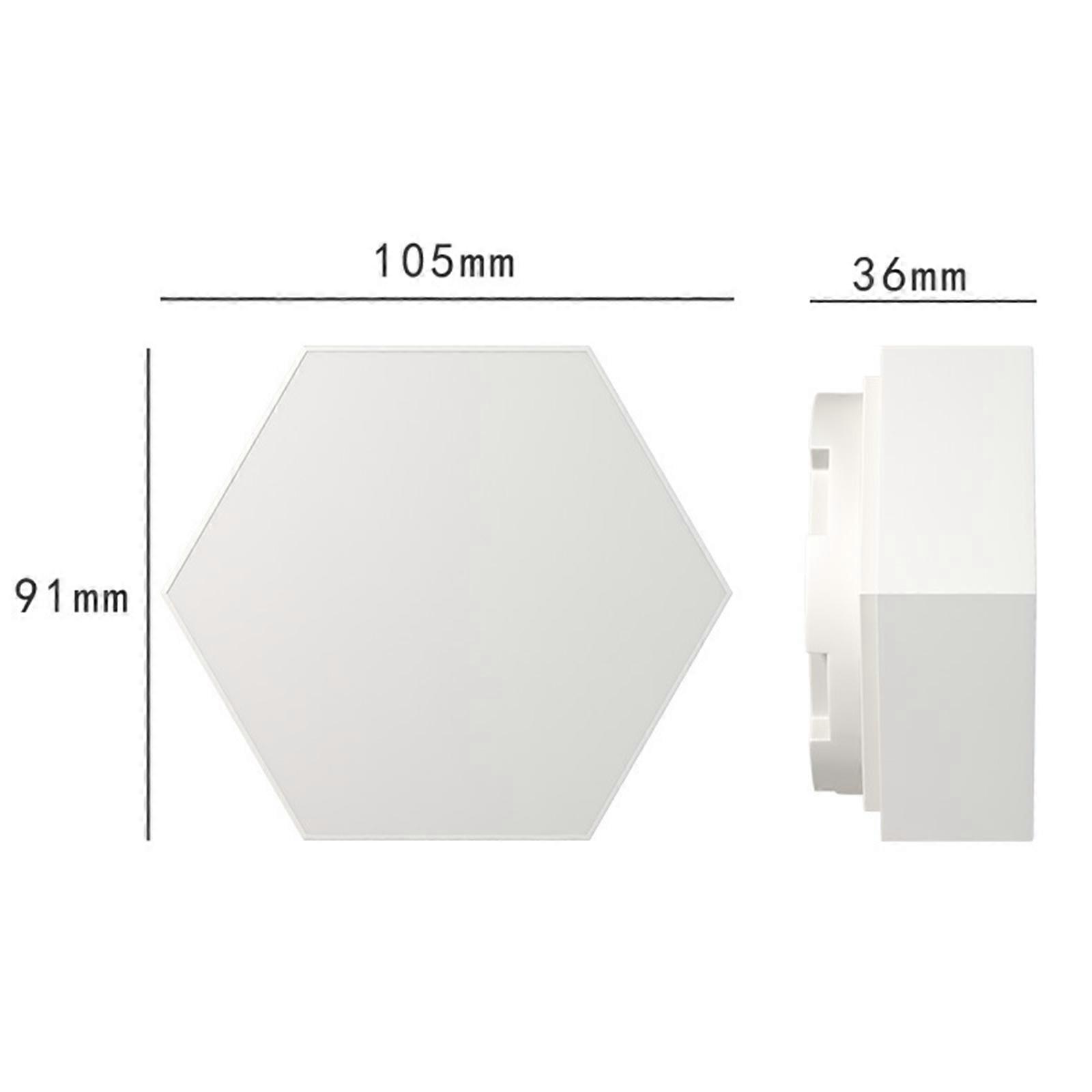 Wall Lamp Creative Night Light LED Bedroom Decorative Hexagonal Module Honeycomb Modeling Lamp Bedside Background Lights