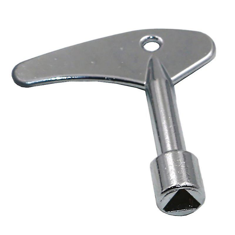 Radiator Valve Keys Triangular Key Metal Elevator Key With Key Ring For Box Distribution Cabinet