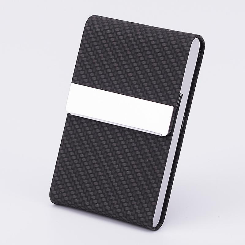 Braid Pattern Business Card Holder Creative Style Durable Card Case