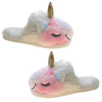 Unisex Shoes Pair Household Plush Slippers Warm Winter