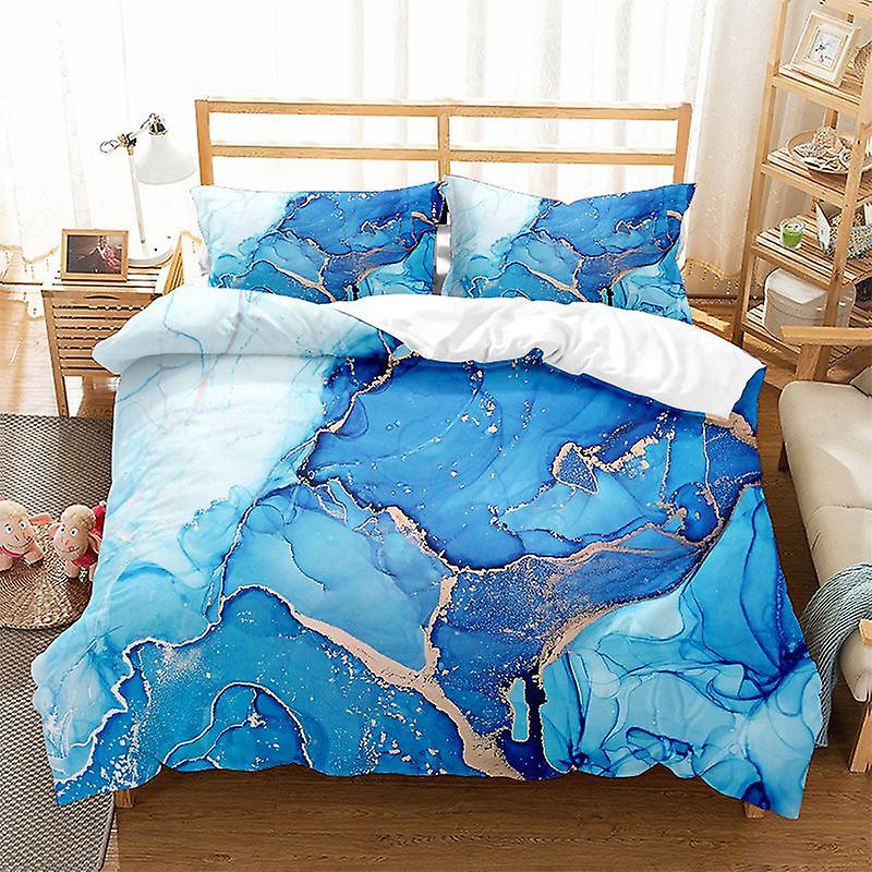 New Two Or Three Piece Set Hot Gold Gilded Ink Seriesduvet Cover Bedding Set Birthday Christmas Gift N05