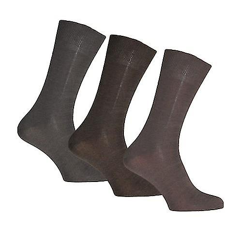 Simply Essentials Mens Super Soft Bamboo Socks (Pack Of 3)