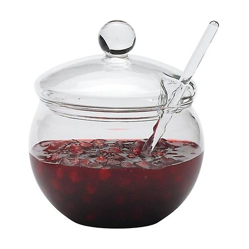 Jar for jams or sauces with lid and stirrer 1 unit