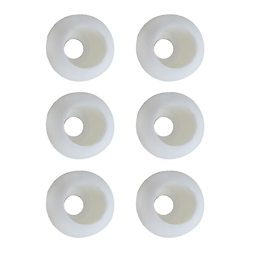 6x Shock Cord Ball Stopper For Camping Tent Canopy Marine Boat Trailers Rope - White