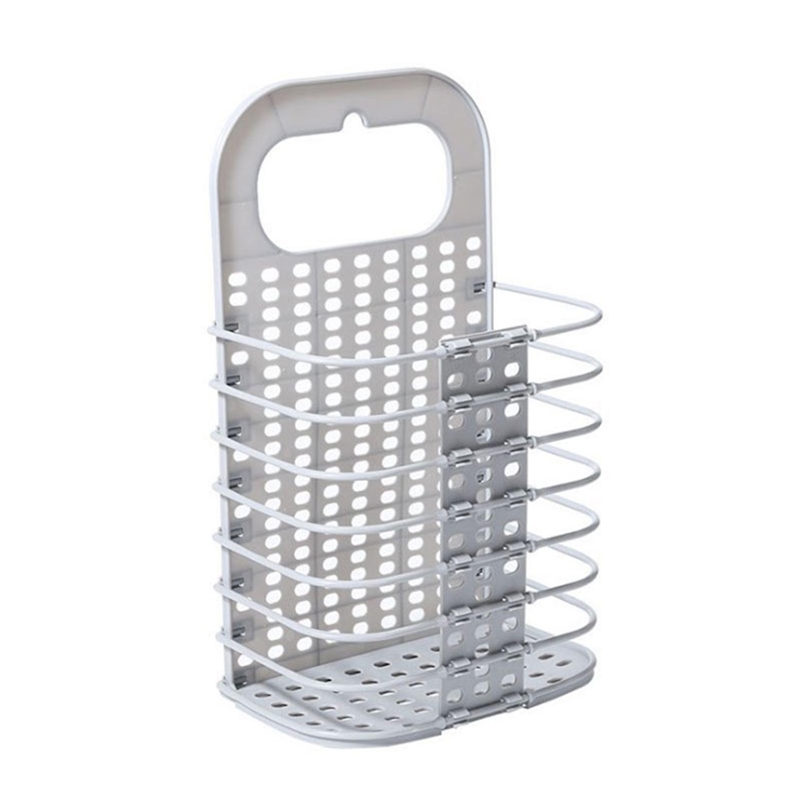 Storage Baskets Wall-Mounted Folding Storage Basket Storage Bins