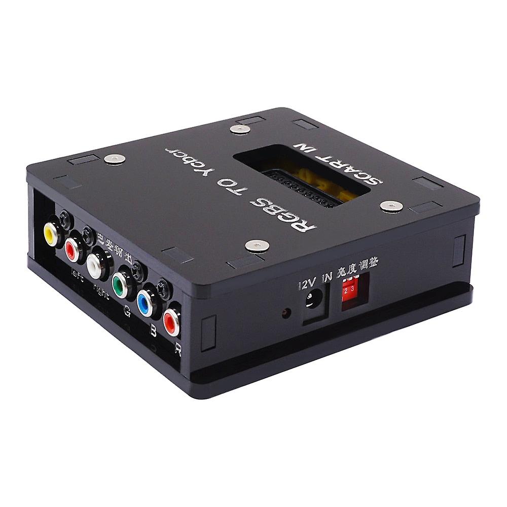Rgbs Scart/vga vers Ycbcr Transcoder Converter Adaptateur pour console de jeu rétro