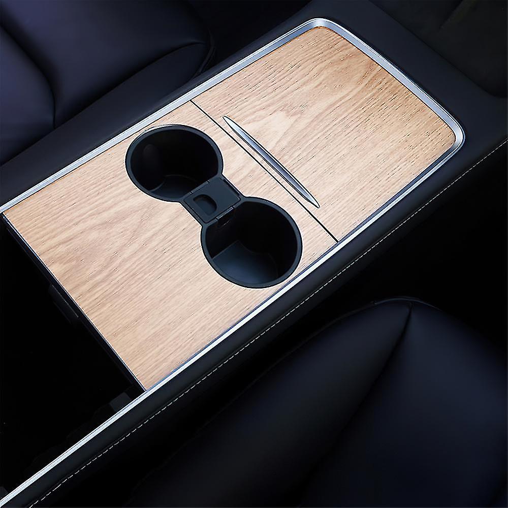 For Tesla 3 Y 2022 Center Console Patch Trim R Sticker N Central Console Wrap Car Panel Sticker