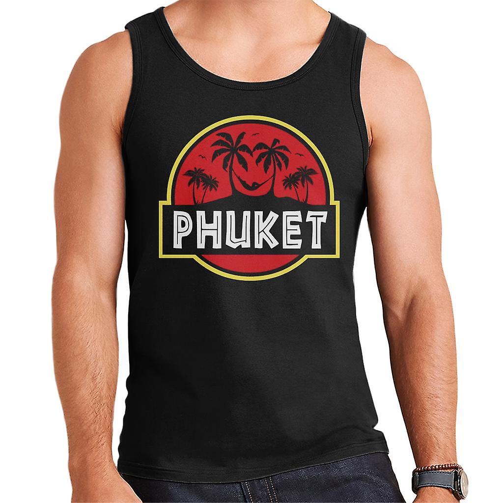 Phuket Jurassic Park logotyp mäns väst