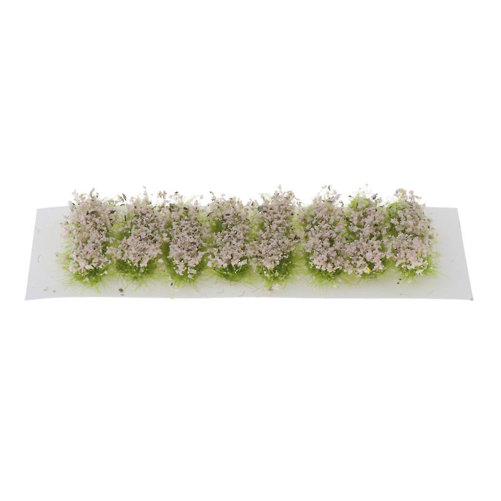 Miniature Flower Vegetation Groups Military Model Stage DIY Material White