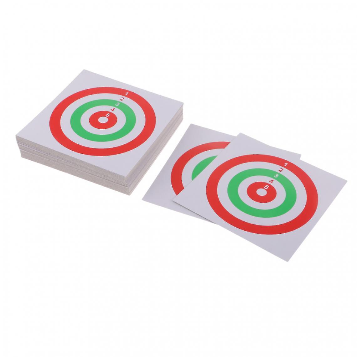 100pcs Sheet Target Paper Archery Training Paper Target Arrow