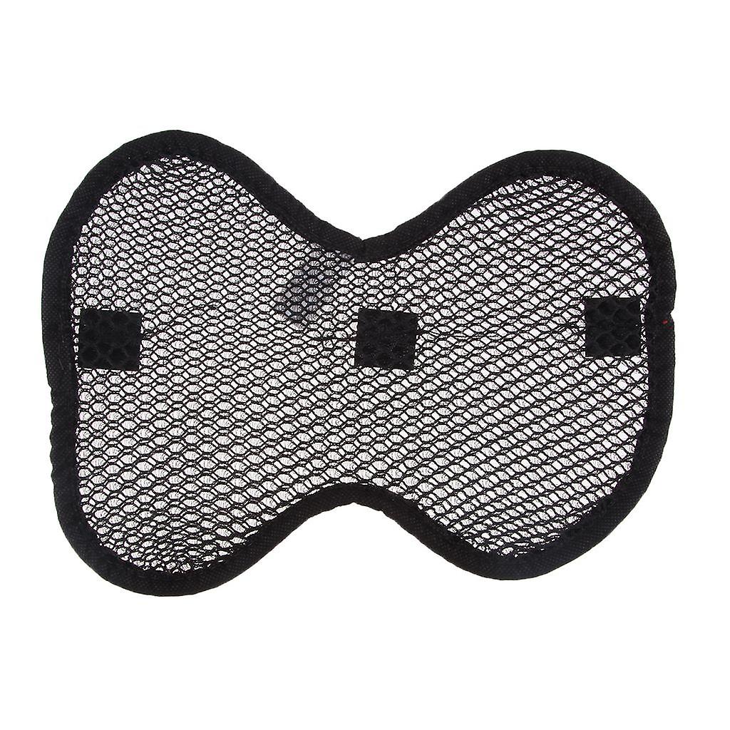 Motorcycle Helmet Padding Protection Net Cushion Breathable Lining Black