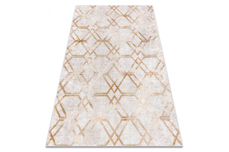 MIRO 51805.804 washing carpet Geometric, trellis anti-slip - gold