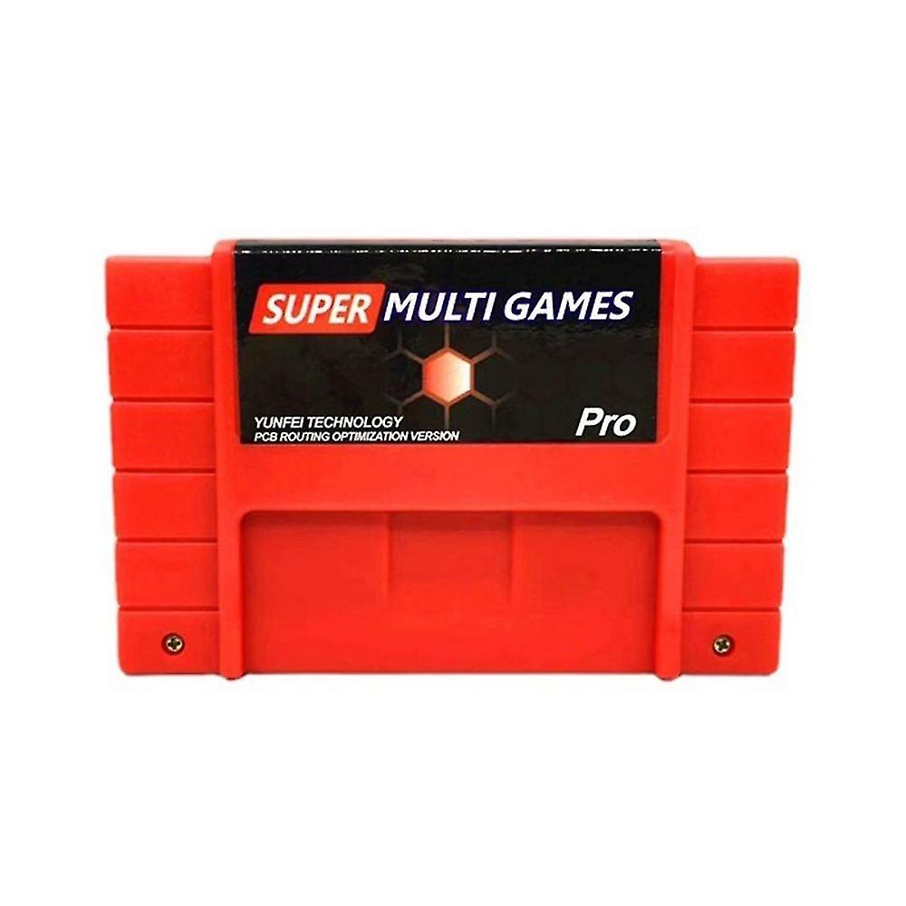 DIY 900 i 1 Super Multi Game Card Retro For 16 Bit Spillekonsol Spil , Rød