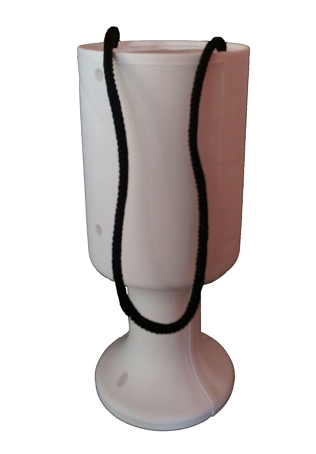 50 Round Charity Money Collection Boxes - White