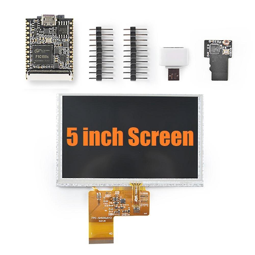 Für Nano Motherboard + 5 Zoll Bildschirm + Wifi Modul F1C100s Entwicklungsboard für Linux Programmierung Lear