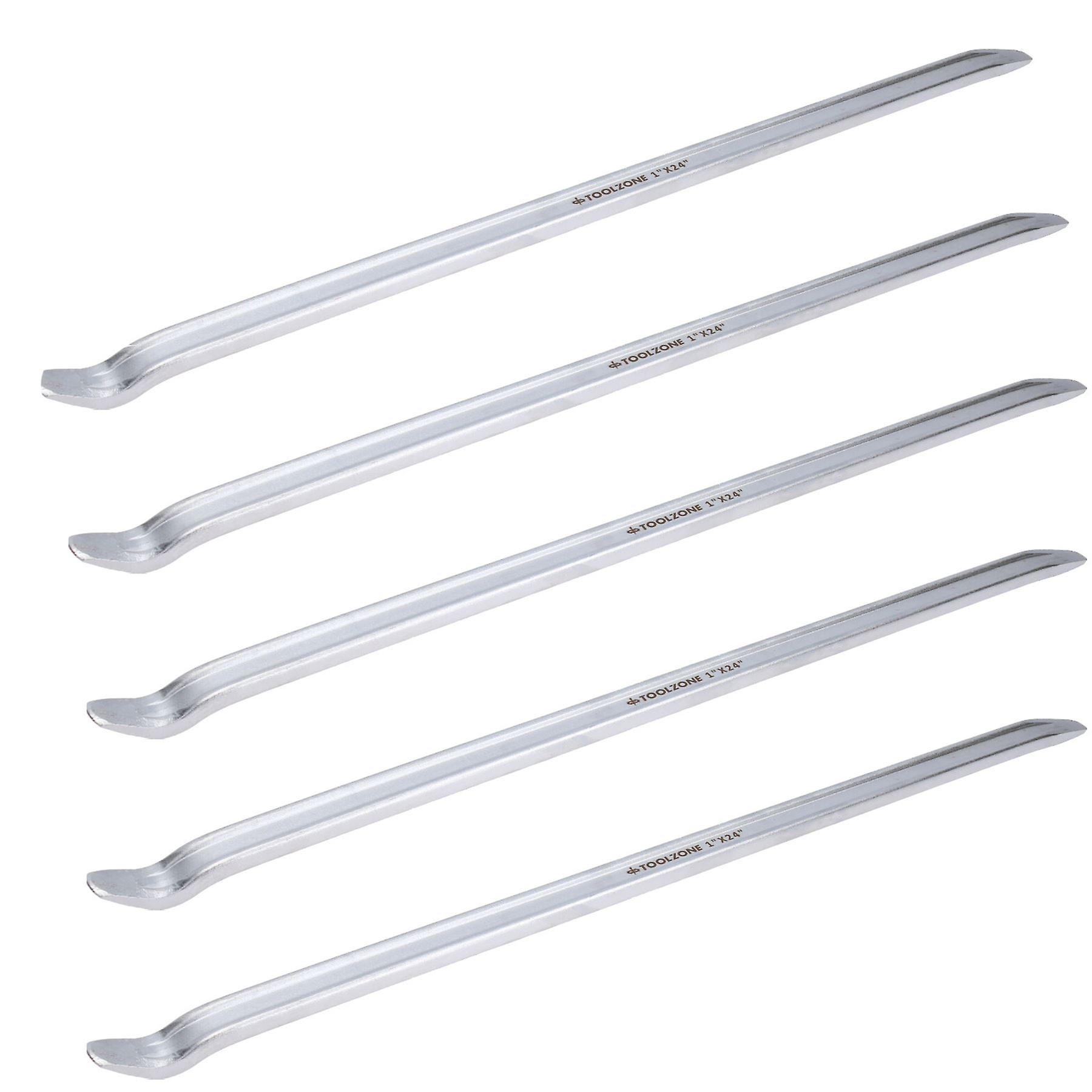 24" Long Tyre Lever Pry Bar Remover Removal Tool For Bikes Cars Vans 5pc