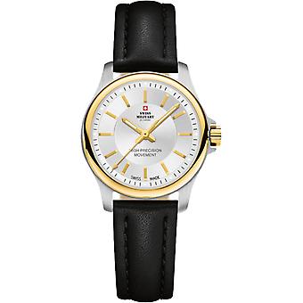Wristwatch round with leather strap Women's Analog Quartz Watch with Cowhide Bracelet SM30201.14