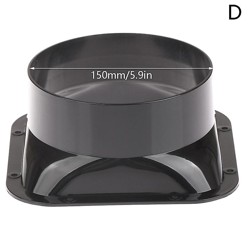 100-150mm Long Flange Duct Fan Hose Connector Air Ventilation Adapter for Kitchen Hood Ventilator Pipe Connecting Exhaust Outlet