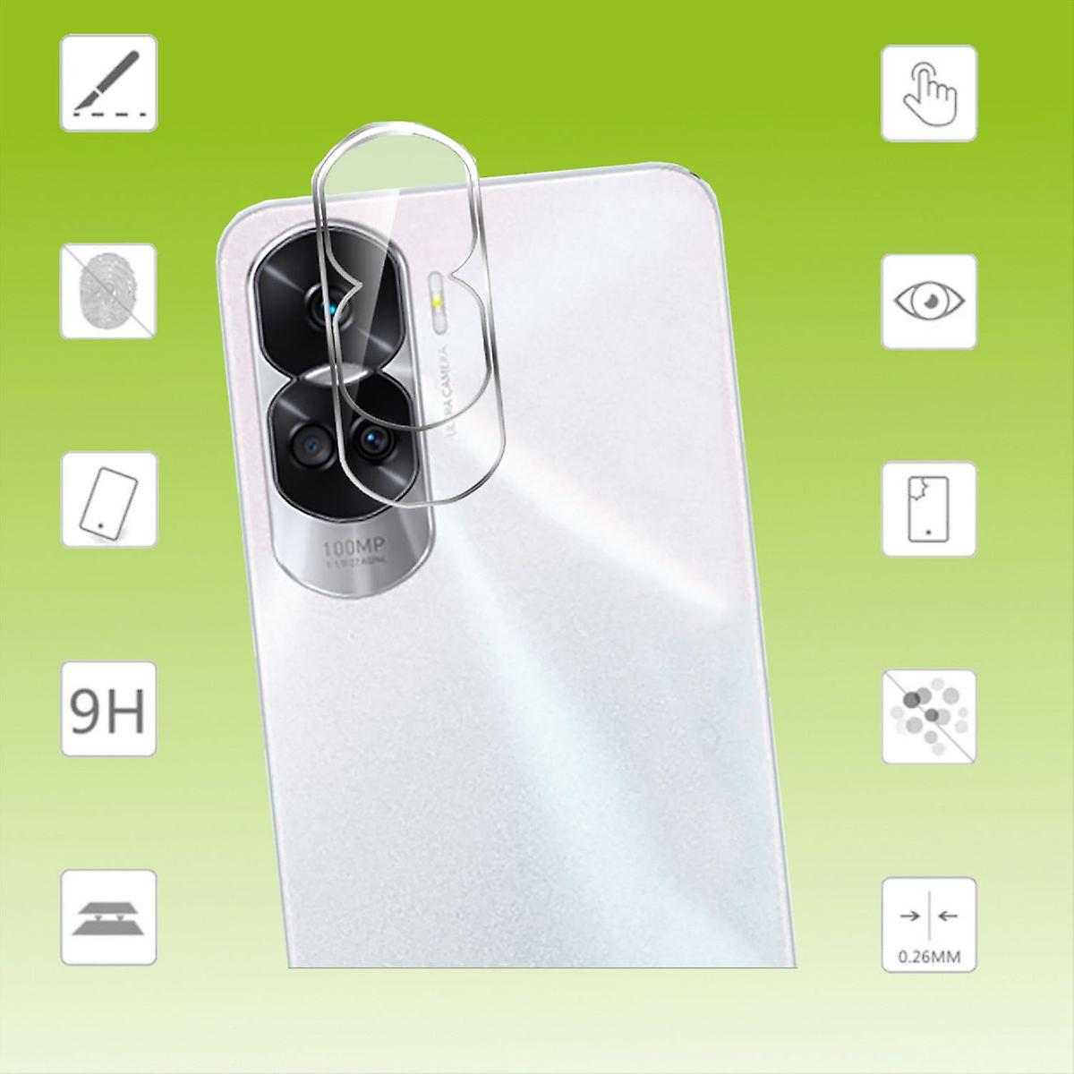 For Honor 90 Lite 9H Back Camera Protector Tempered Glass Cover Transparent