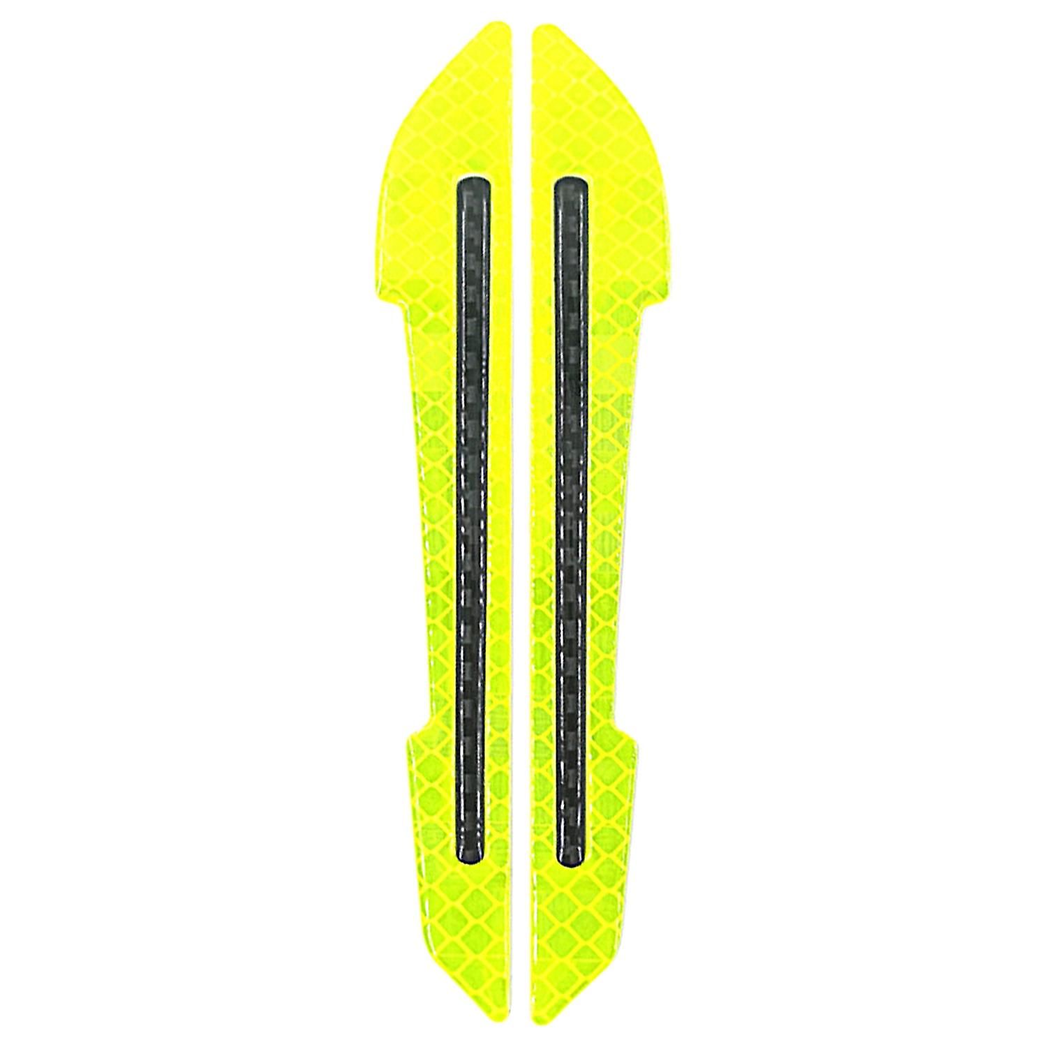 1 Pair Car Sticker Warning Wear-resistant Reflective Reversing Tips Rearview Mirror Sticker compatib