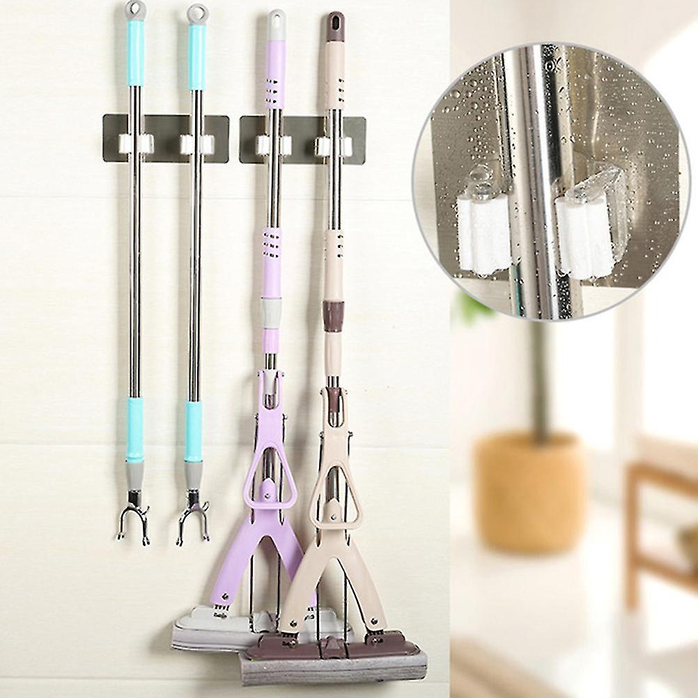 Wandhalterung Mopp Hanger Traceless Leistungsstarker klebriger Wischmopp-Halter für das Badezimmer